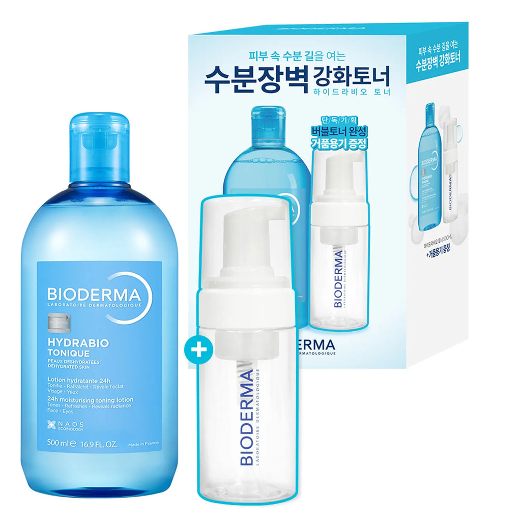 Bioderma Hydrabio Tonique 500ml Set (+Foaming Dispenser)