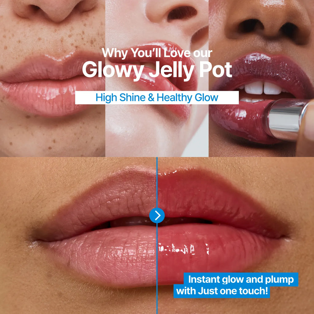 fwee TRIPLE Lip&Cheek Pots & Jumbo Brush Set (2 options)