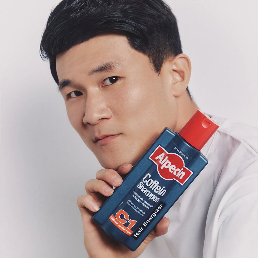Alpecin Caffeine Shampoo C1 375ml Set (+Liquid 75ml+Pump)