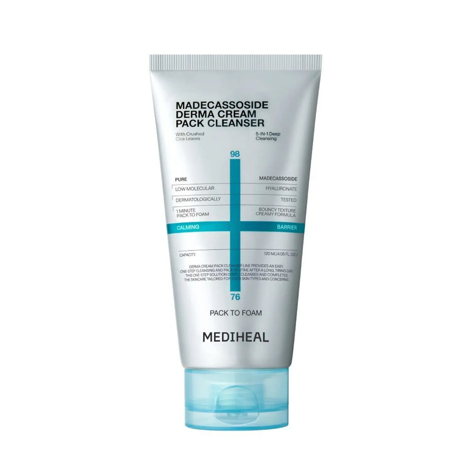 MEDIHEAL Derma Cream Pack Cleanser 120ml (Set/Single)