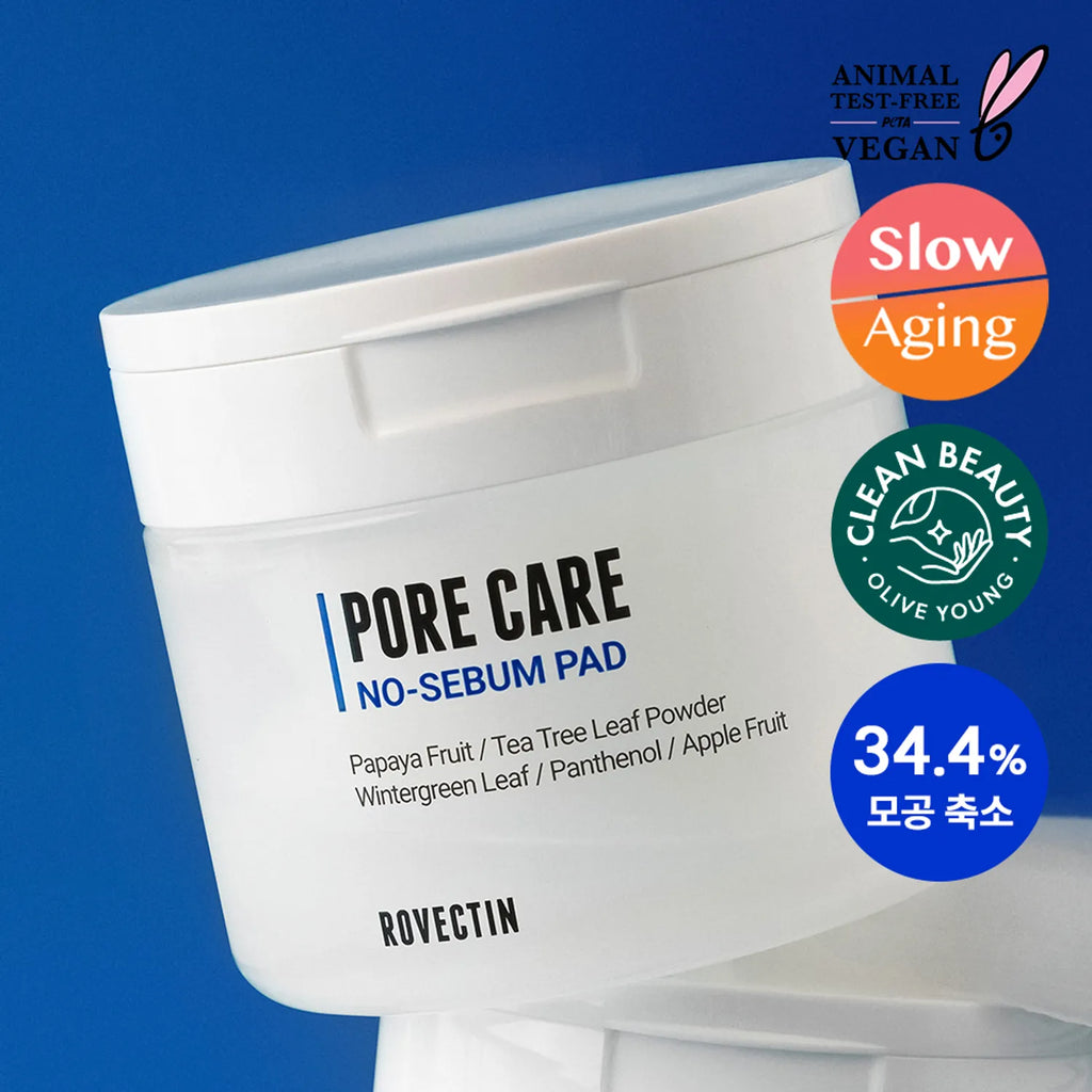 ROVECTIN Pore Care No Sebum Pad Portable (20P)