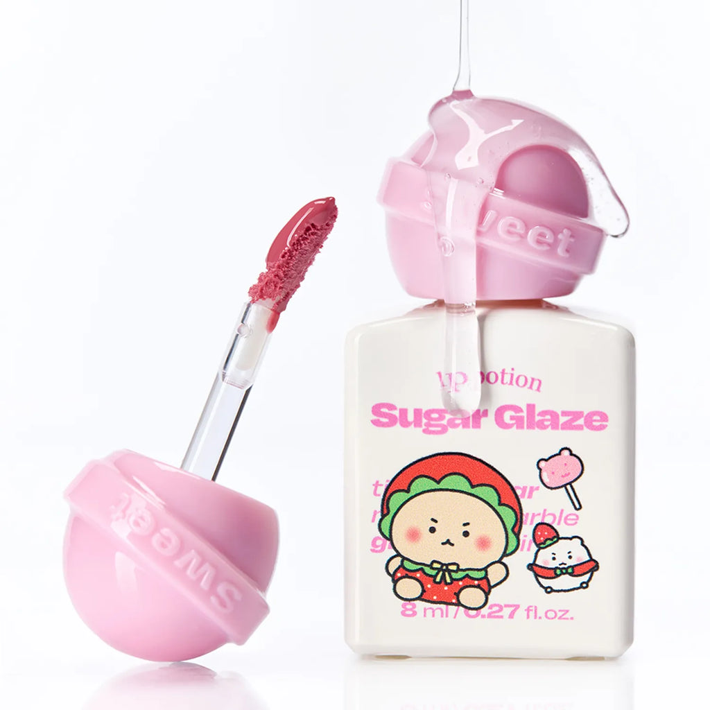 Alternative stereo Lip Potion Sugar Glaze Tint (Set/Single) (24 Colors)