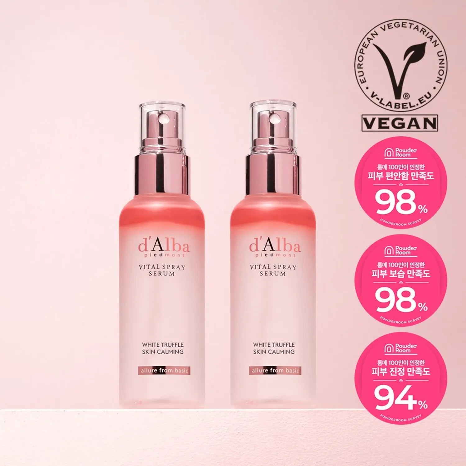 d'Alba White Truffle Vital Spray Serum 100mL 1+1 Special Set
