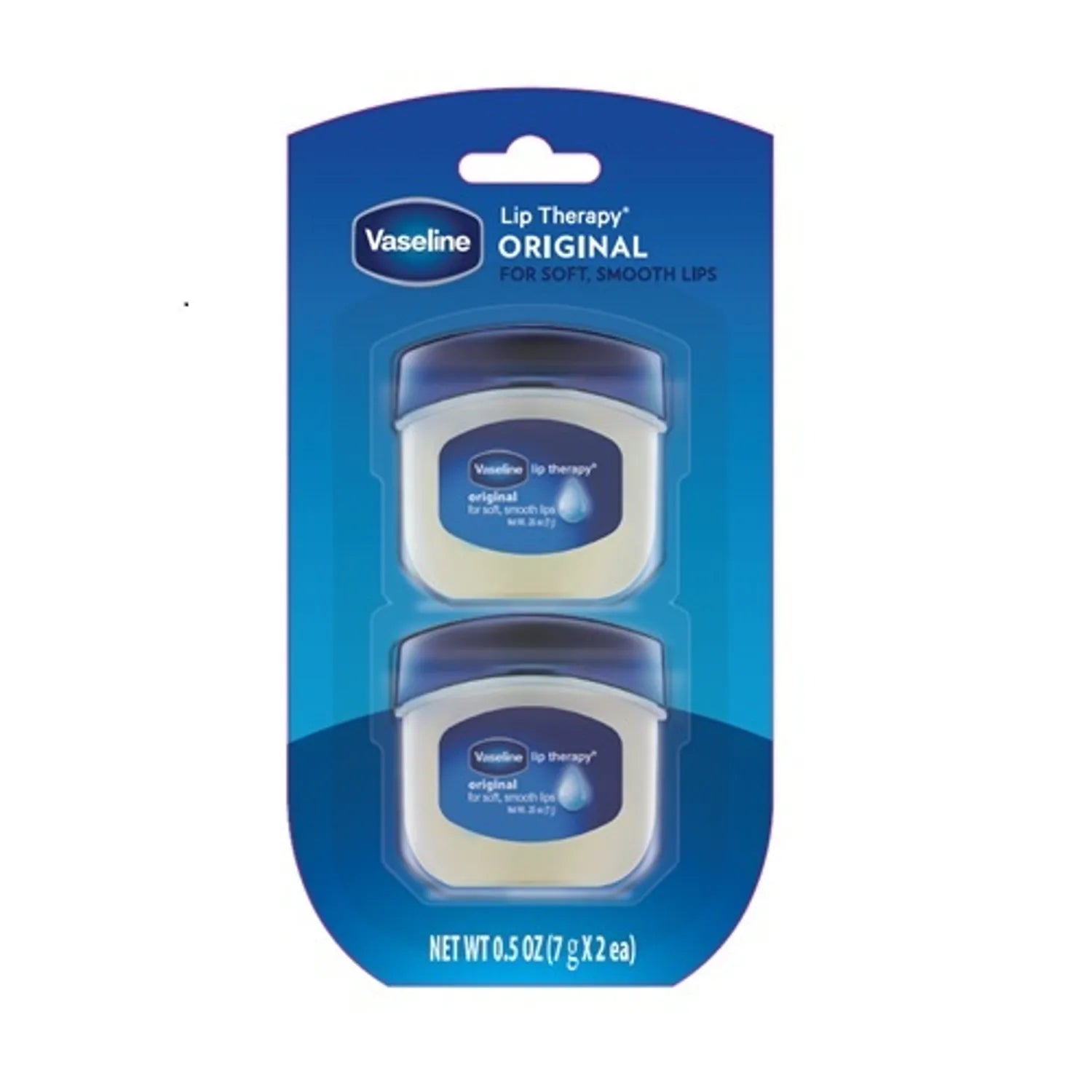 Vaseline Lip Therapy Mini Jar Duo Set 7g*2ea