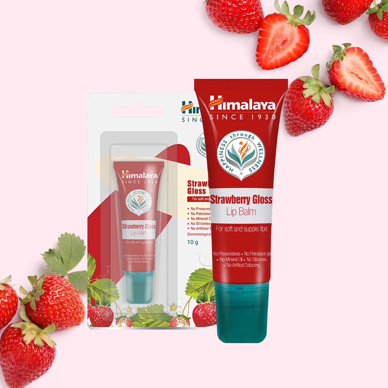 Himalaya Strawberry Gloss Lip Balm 10g