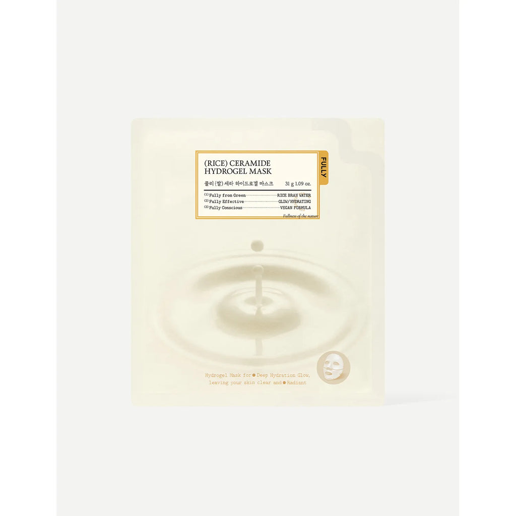 fully Rice Ceramide Hydrogel Mask Sheet 4ea