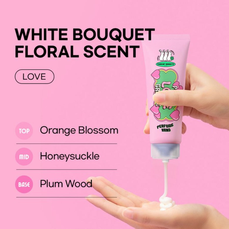 CHASIN RABBITS Peace Groove Love Success Perfume Hand Cream 50ml -4 types