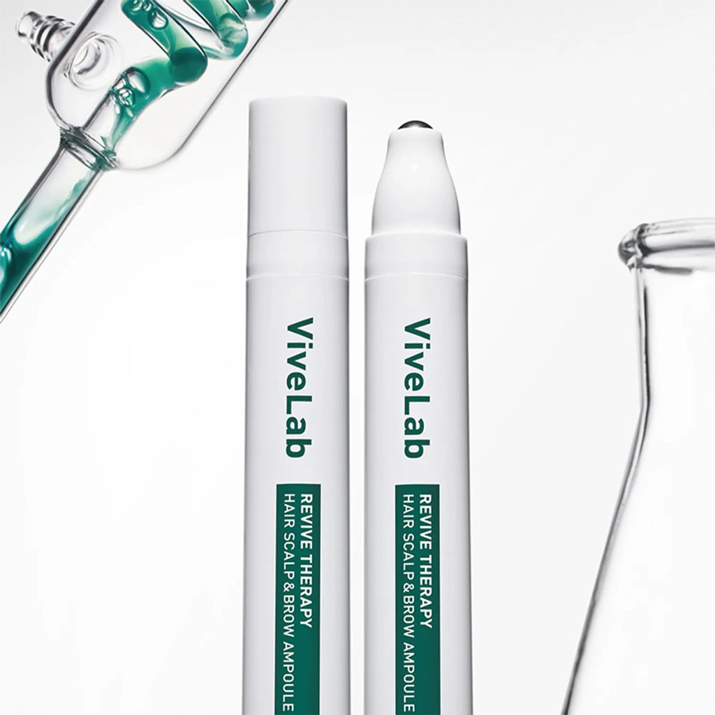 ★2025 Awards★ vivelab Revive Therapy Hair Scalp & Brow Ampoule Double Set