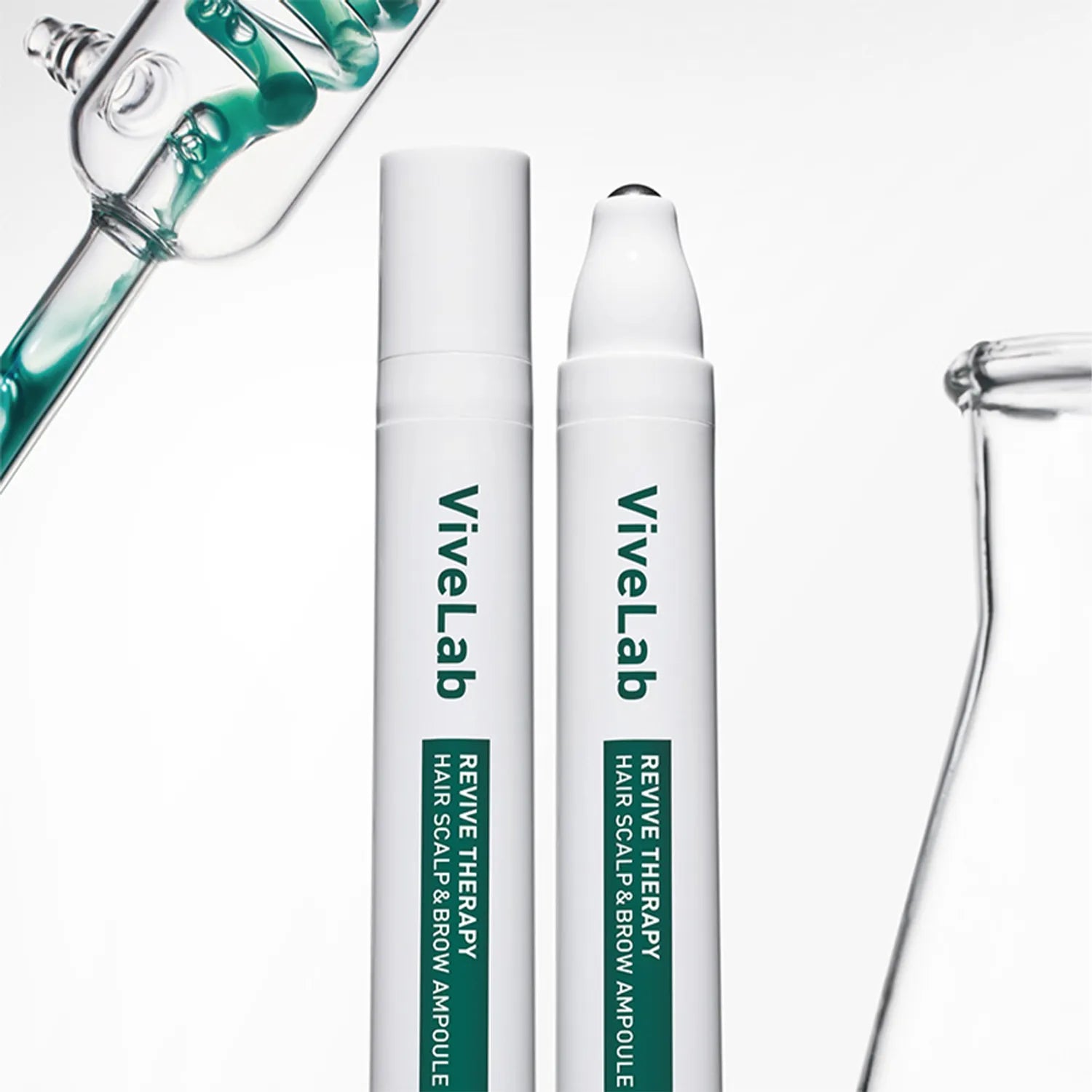 ★2025 Awards★ vivelab Revive Therapy Hair Scalp & Brow Ampoule Double Set