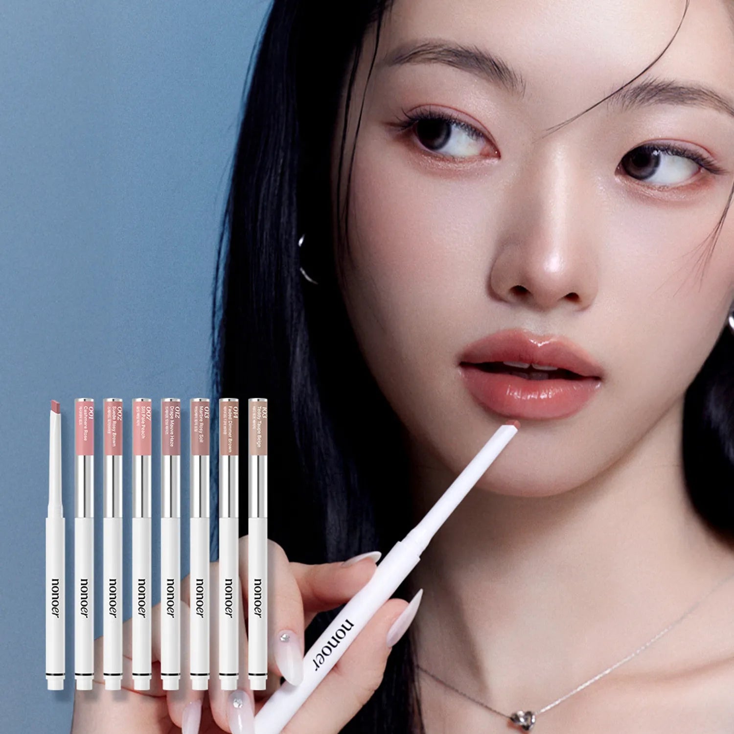 nonoer Over Detail Lip Pencil (7 Colors)