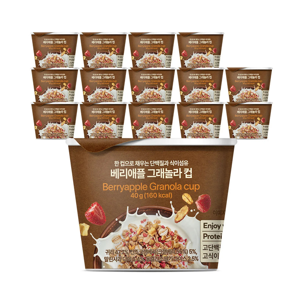 ALL THE BETTER Granola Cup #Berry Apple 40g*15ea