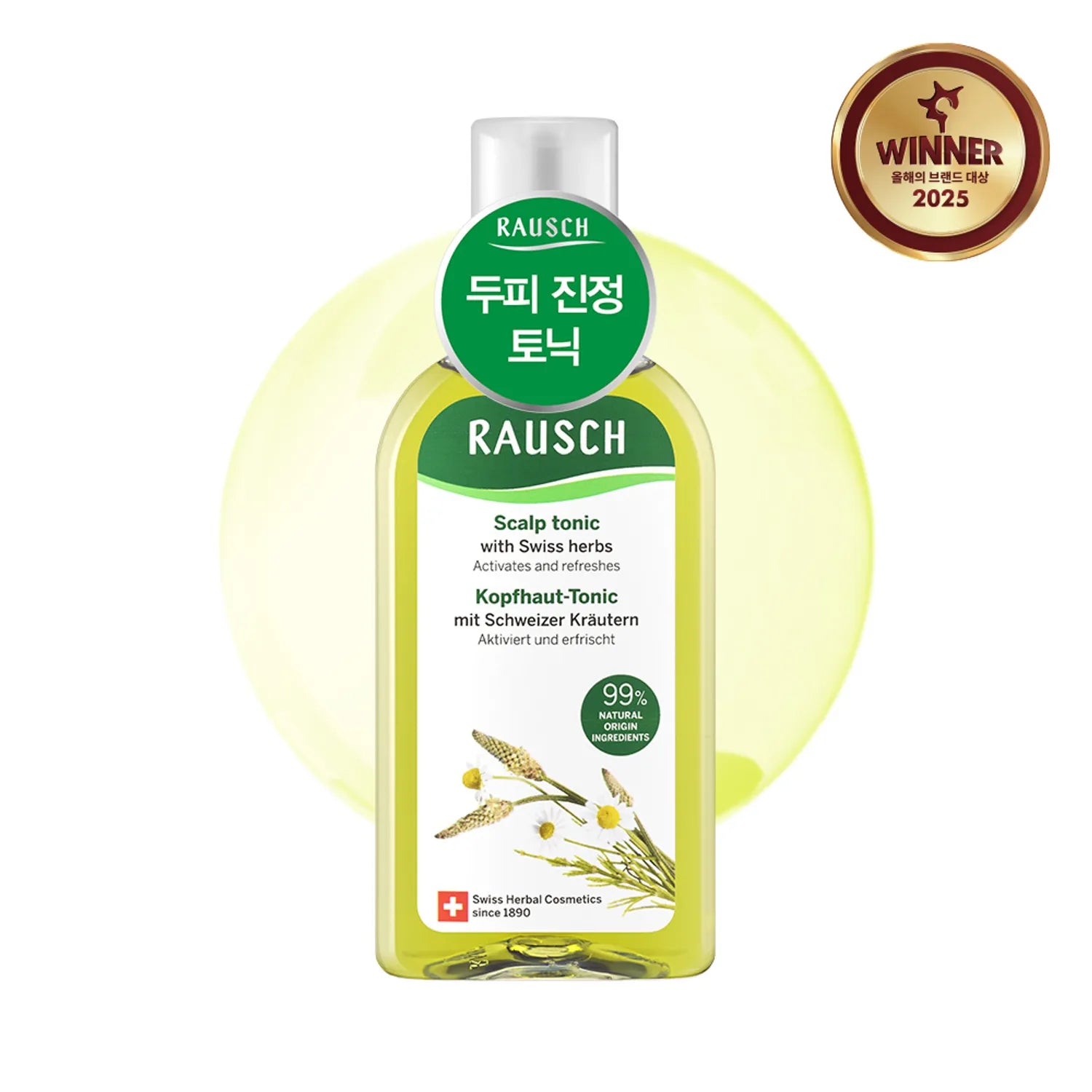 Raush Swiss Herb Scalp Tonic 200ml
