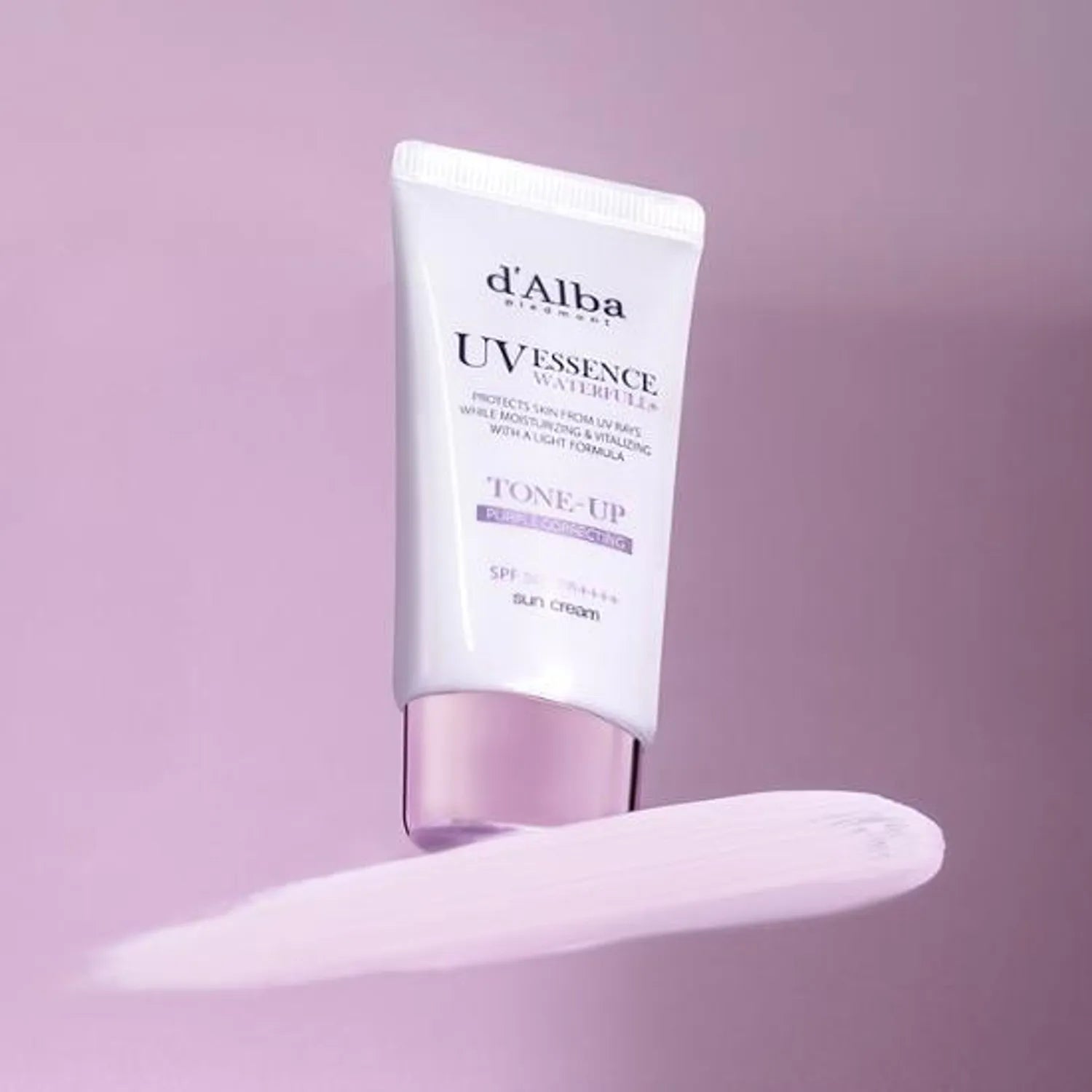 d'Alba Waterful Tone Up Sun Cream Purple 50mL