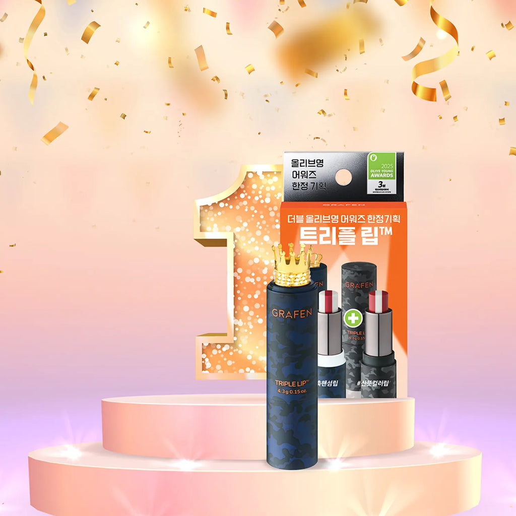 ★2025 Awards★ GRAFEN Triple Handsome Lip Balm Set (Handsome Lip+Color Lip)