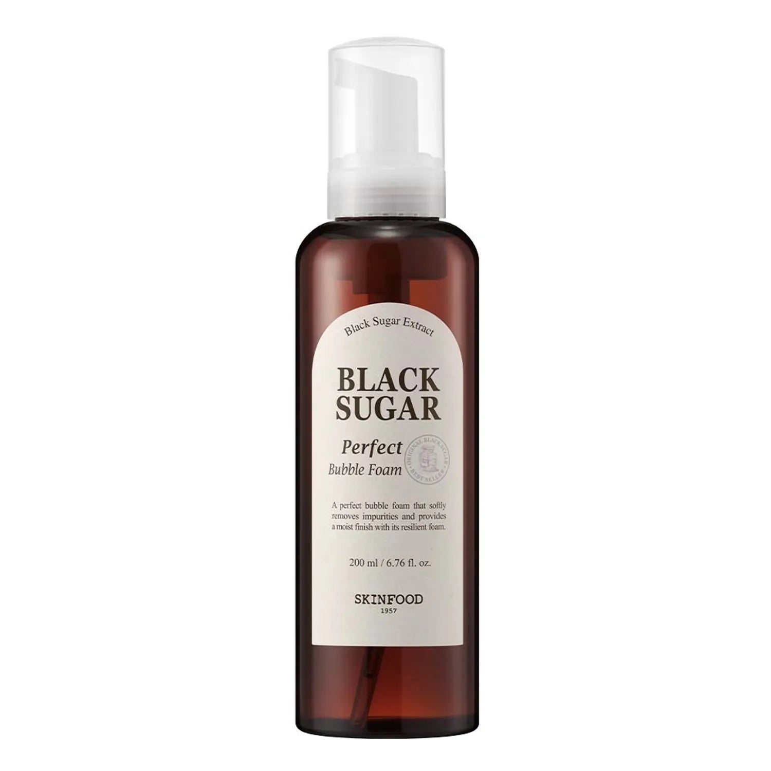 SKINFOOD Black Sugar Perfect Bubble Foam 200mL