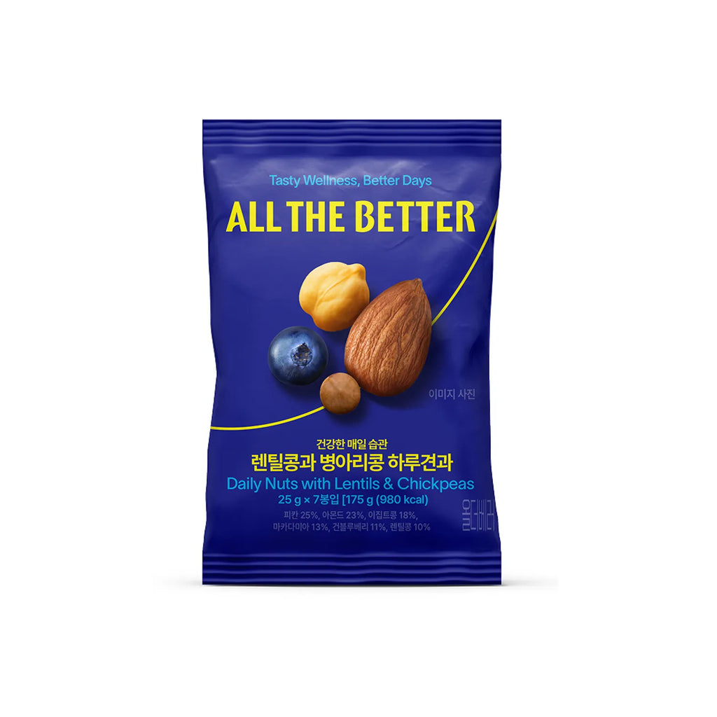 ALL THE BETTER Daily Nuts #Lentil and Chickpea 25g*7ea