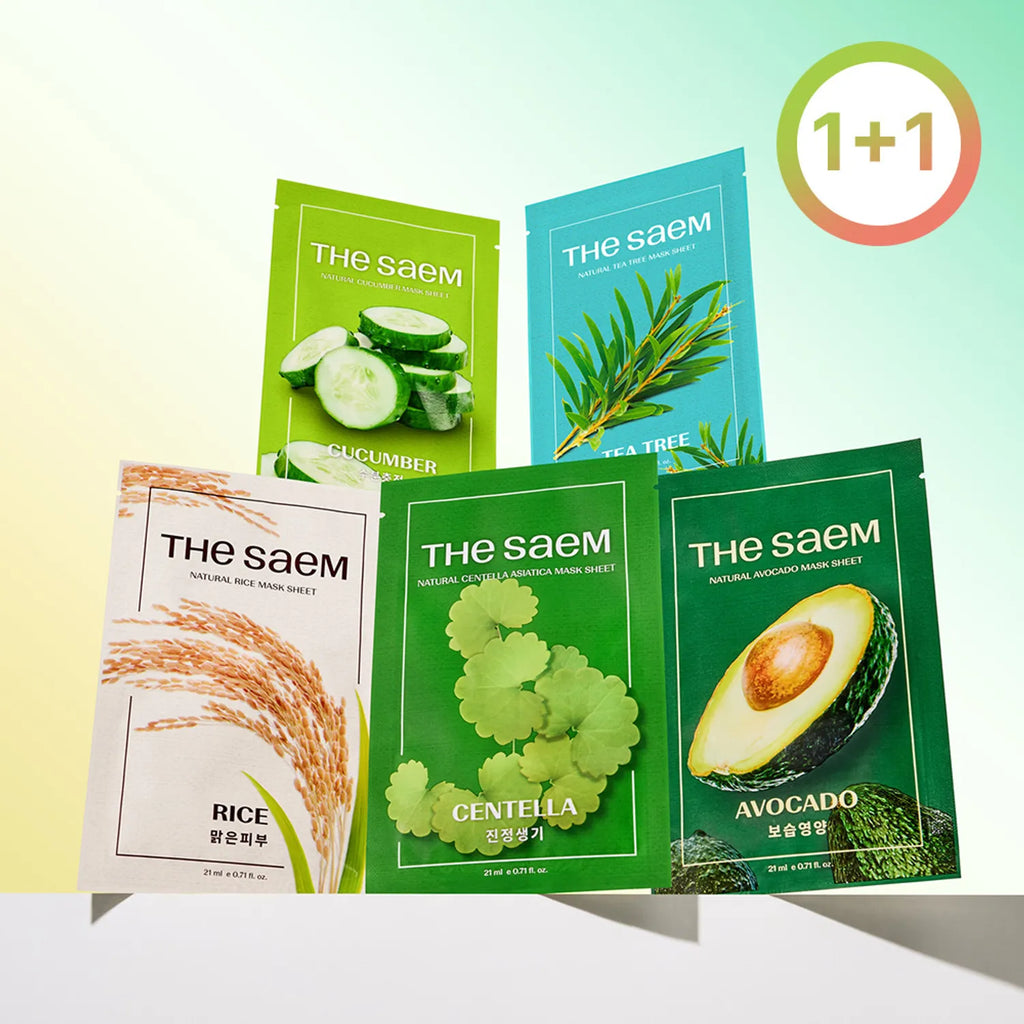 The SAEM Natural Centella Asiatica Mask Sheet 1ea