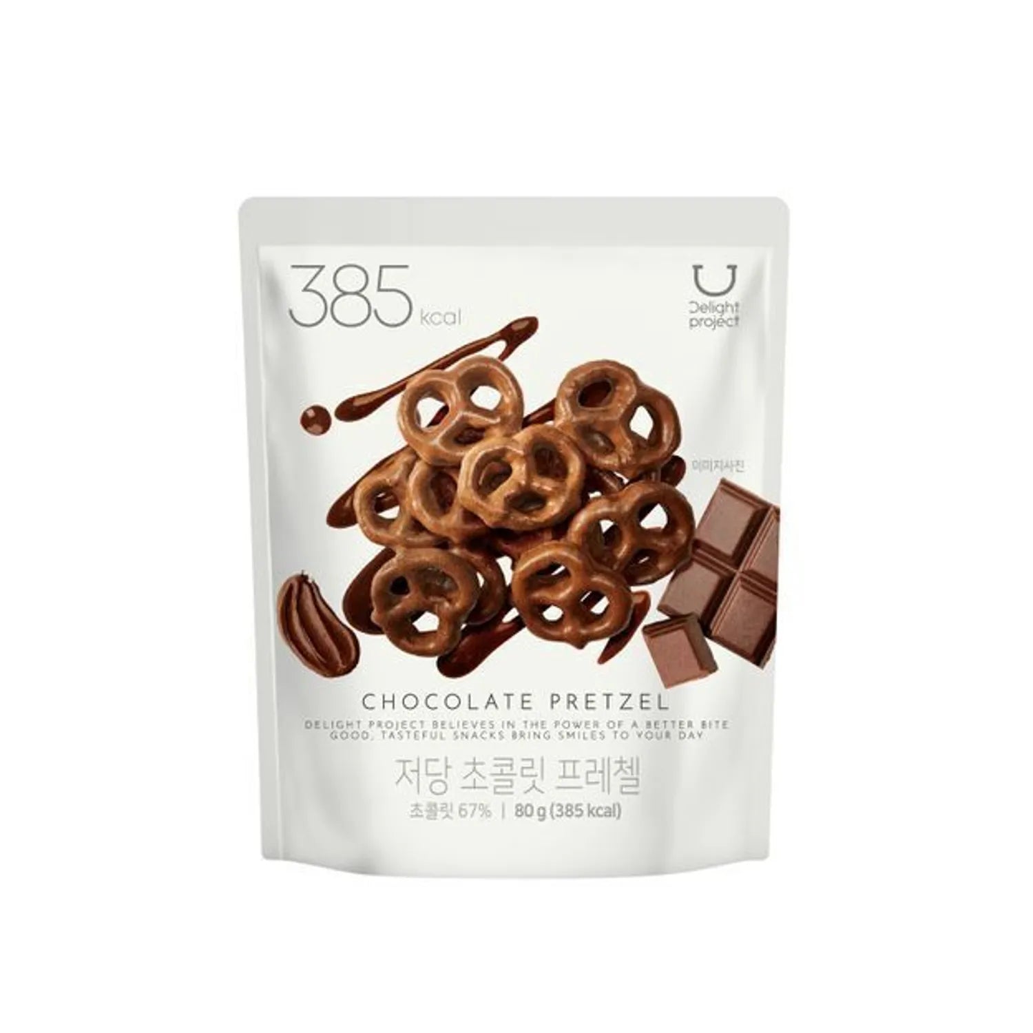 DELIGHT PROJECT Low-Sugar Chocolate Pretzel 80g