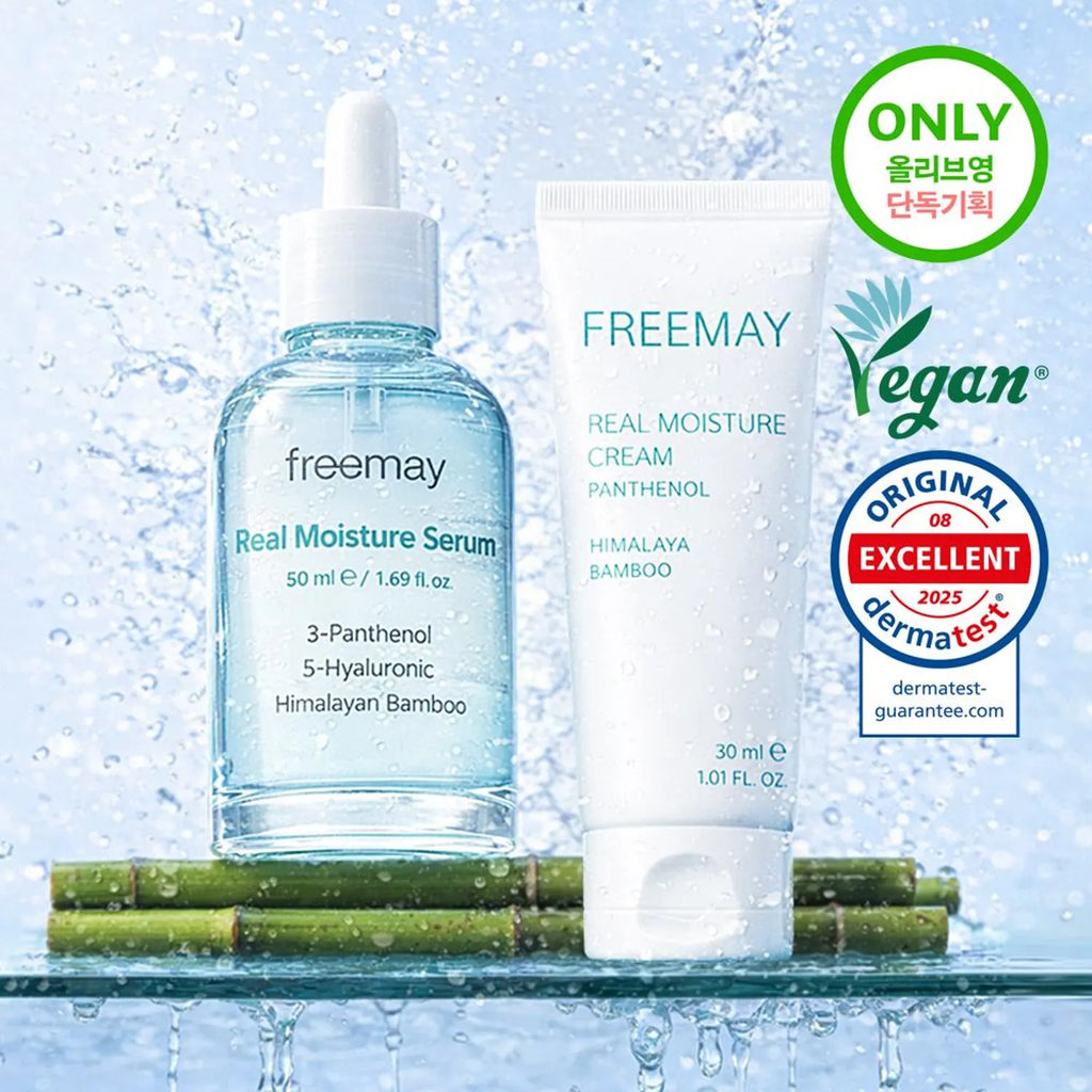 freemay Real Moisture Serum 50ml Set (+Cream 30ml)