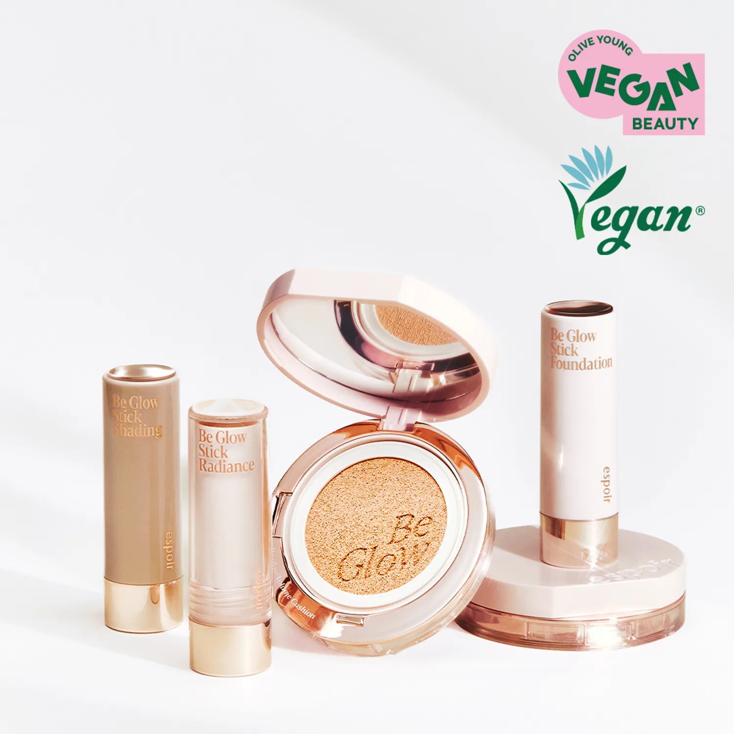 espoir Be Glow Volume Cushion Set (+Refill) (8 Shades)