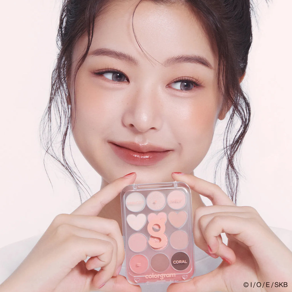 [ZANMANG LOOPY] colorgram Pin Point Eyeshadow Palette (+ZANMANG BRUSH)