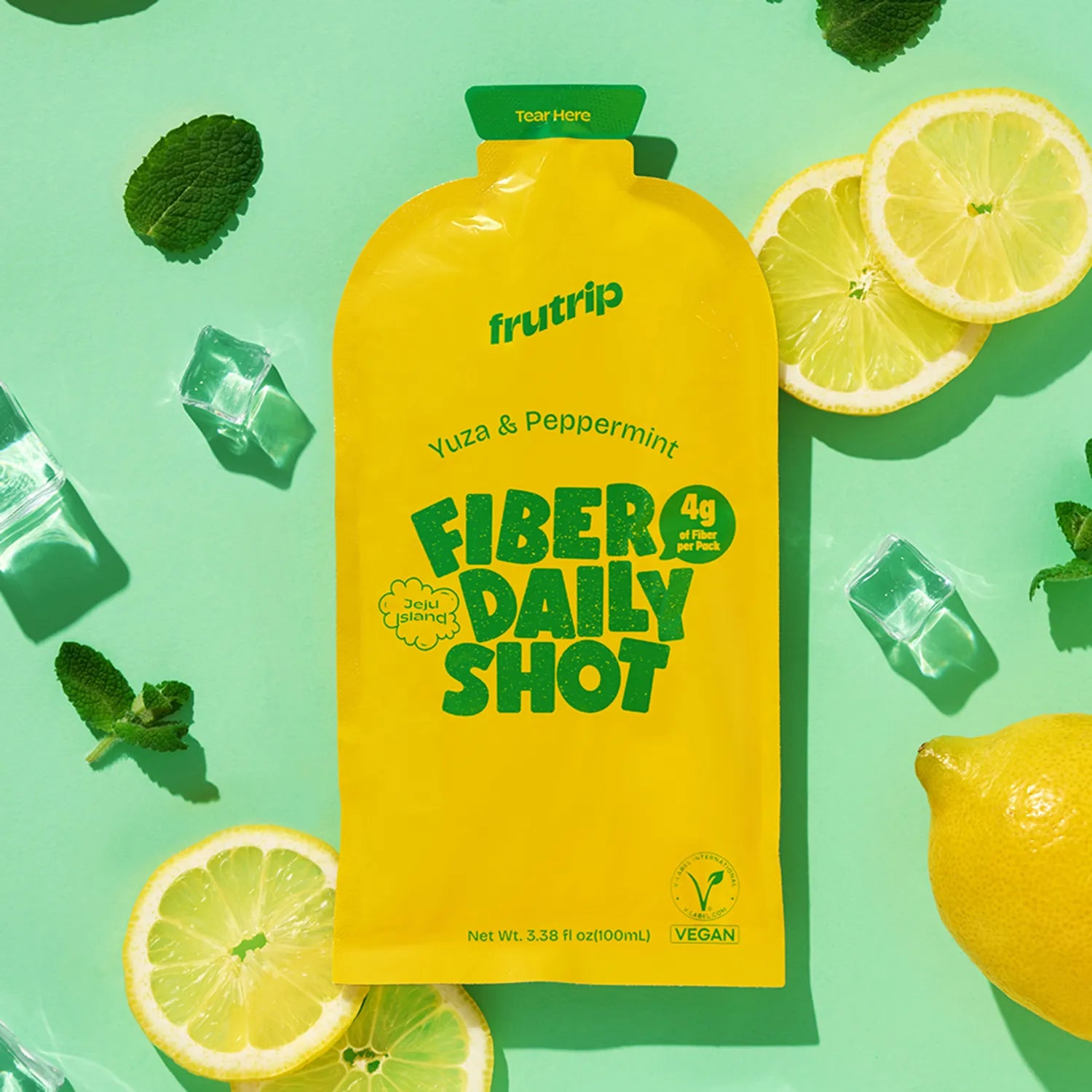 Frutrip Vegan Shot #Fiber Daily Yuja Mint 100ml 1ea