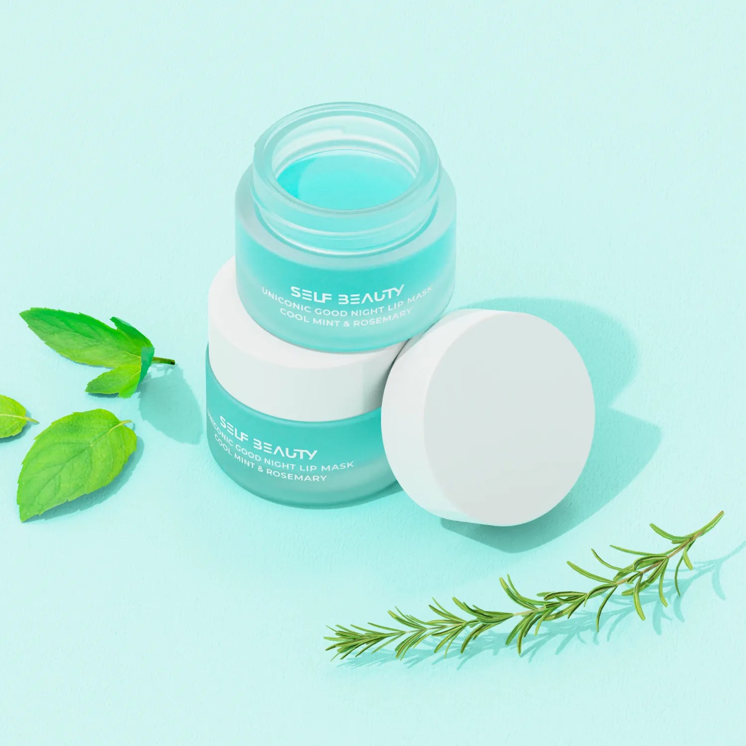 self beauty Uniconic Good Night Lip Mask #Cool Mint & Rosemary 14.5g