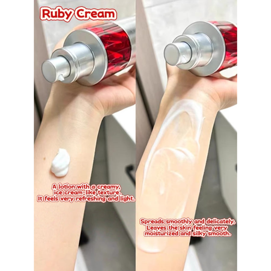 PROYA Ruby Set: Toner, Emulsion, and Cream - a three-piece set for hydration, moisturizing, reducing wrinkles, firming, and anti-aging.