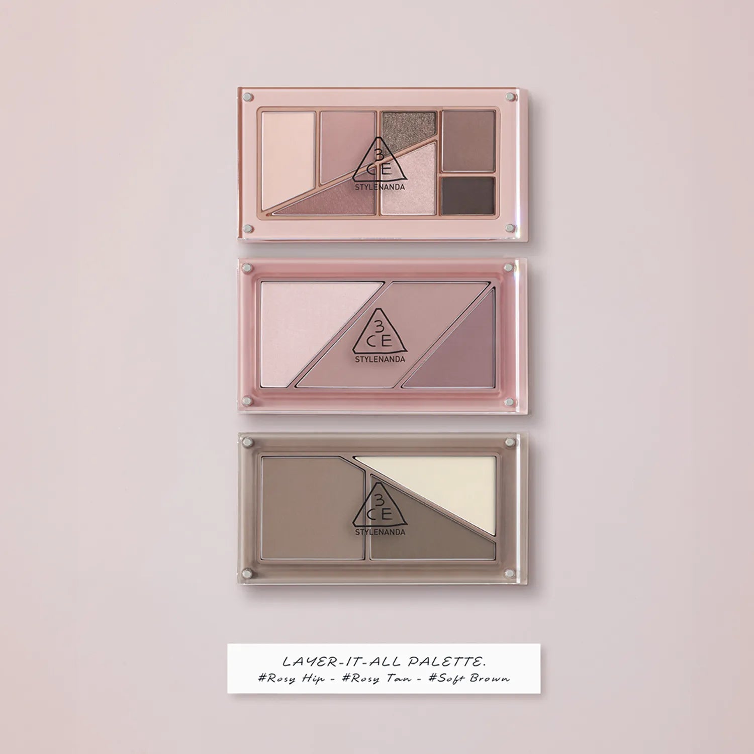 3CE Layer It All Eye Palette (5 Options)