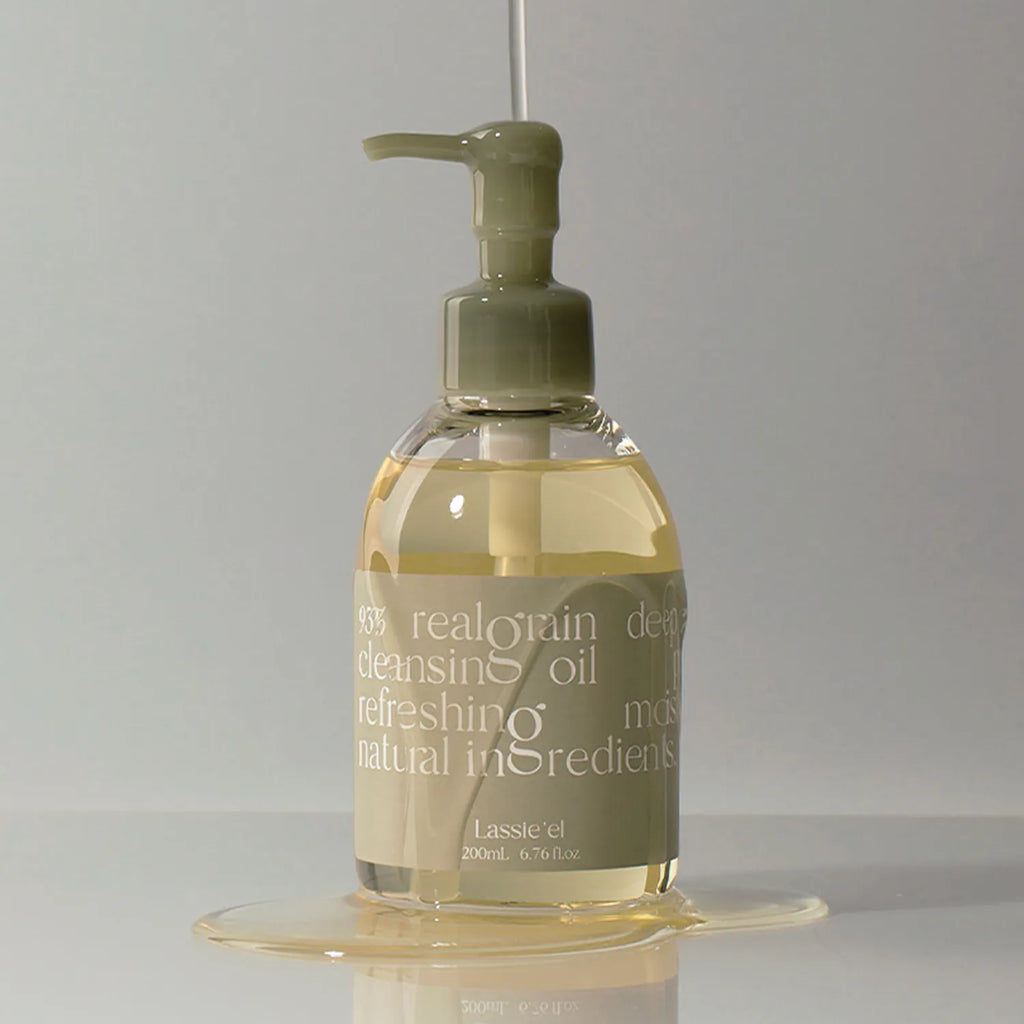 LASSIE'EL Grain Cleasing Oil 200mL Special Set (+Powder Wash 10g)