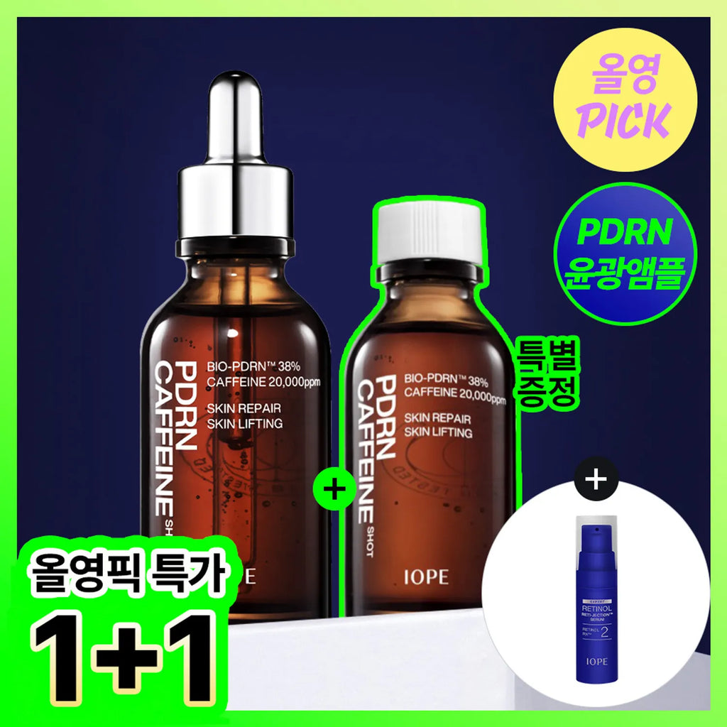 IOPE PDRN Caffeine Shot 30ml 1+1 Set