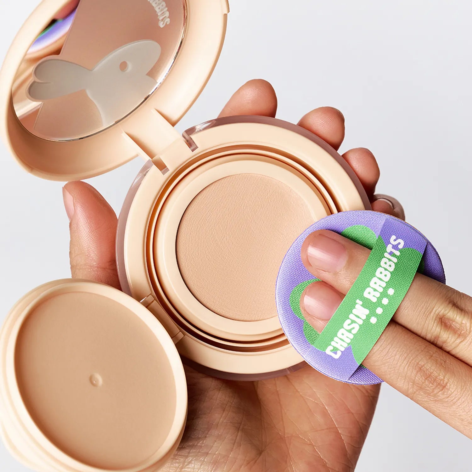 CHASIN&rsquo; RABBITS All About Glow Cover Cushion 15g Set (+Finger Puff)