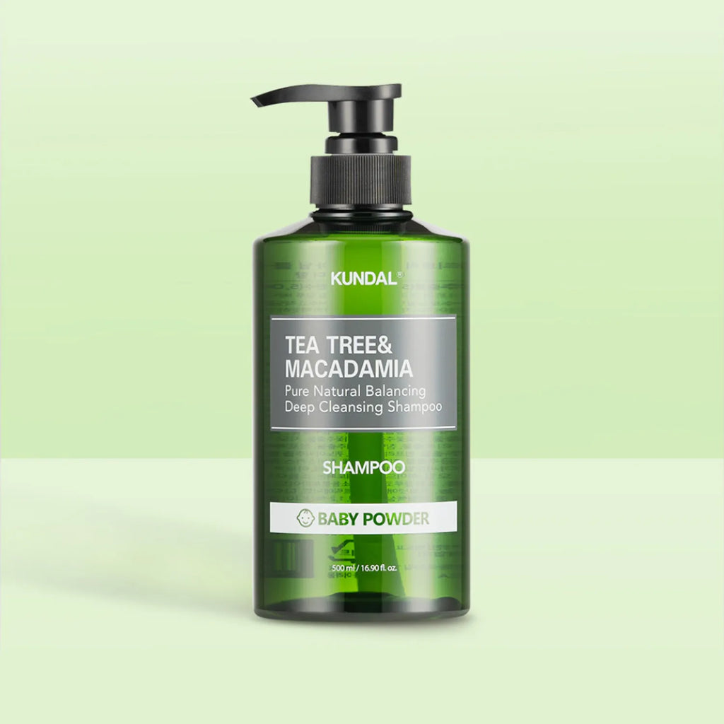 KUNDAL Tea Tree & Macadamia Deep Cleansing Shampoo For Oily Scalp 500ml (4 Options)