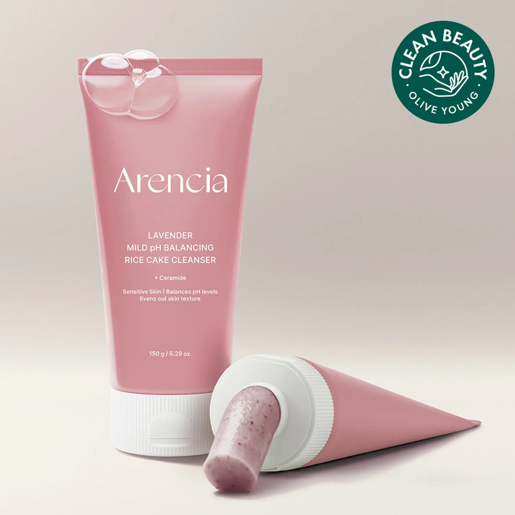 Arencia Lavender Mild pH Balancing Rice Cake Cleanser 150g
