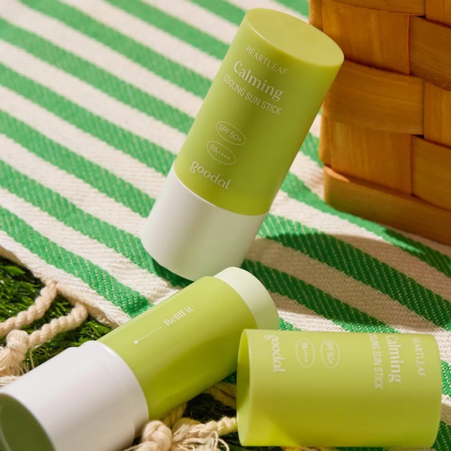 [Limited Set] goodal Heartleaf Calming Cooling Sun Stick 1+1 Special Set