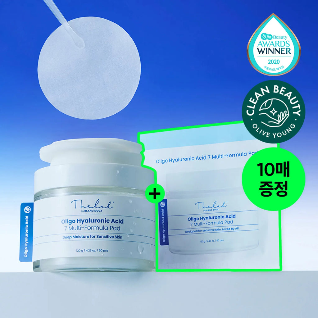 THE LAB by blanc doux Oligo Hyaluronic Acid 7 Multi-Formula 60 Pads Special Offer (+10 Pads)