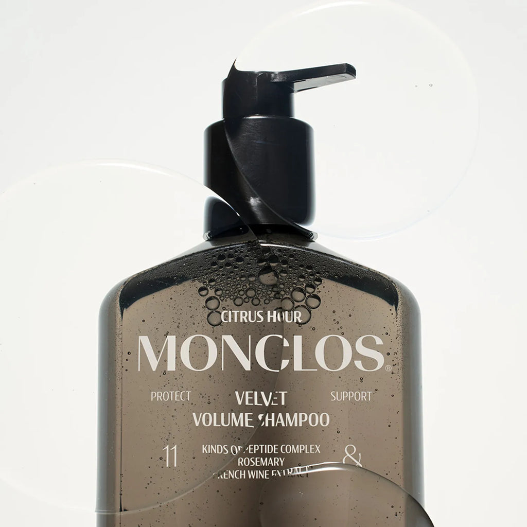 MONCLOS Velvet Volume Shampoo 500ml Set (+Treatment 7ml*3ea)