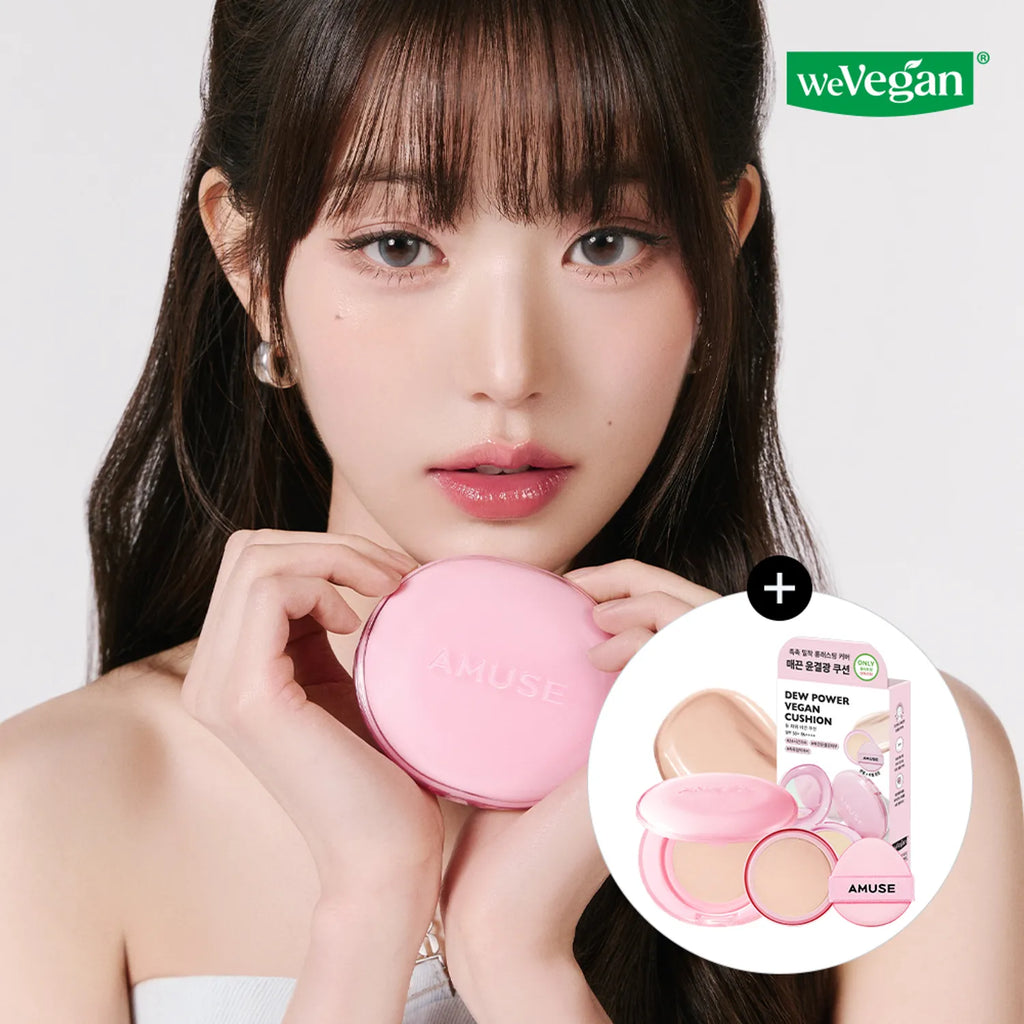 AMUSE Dew Power Vegan Cushion(+Refill)
