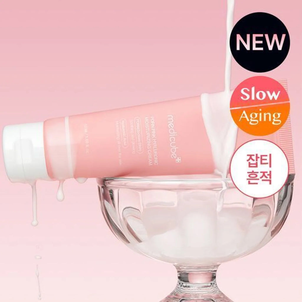medicube PDRN Pink Hyaluronic Moisturizing Cream 50ml Double Pack (+Ampoule 10ml)