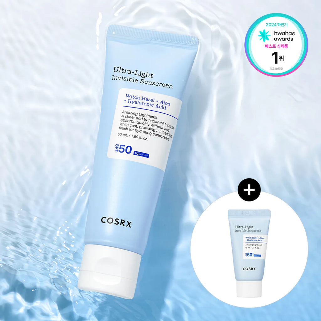 COSRX Ultra-Light Invisible Sunscreen 50ml Set (+15ml)