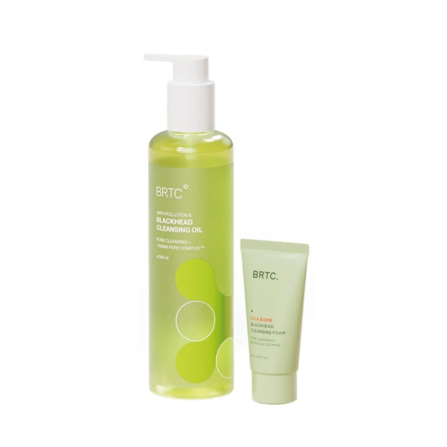 BRTC Anti-Pollution & Blackhead Cleansing Oil 300mL Special Set (+Cleansing Foam 20mL)