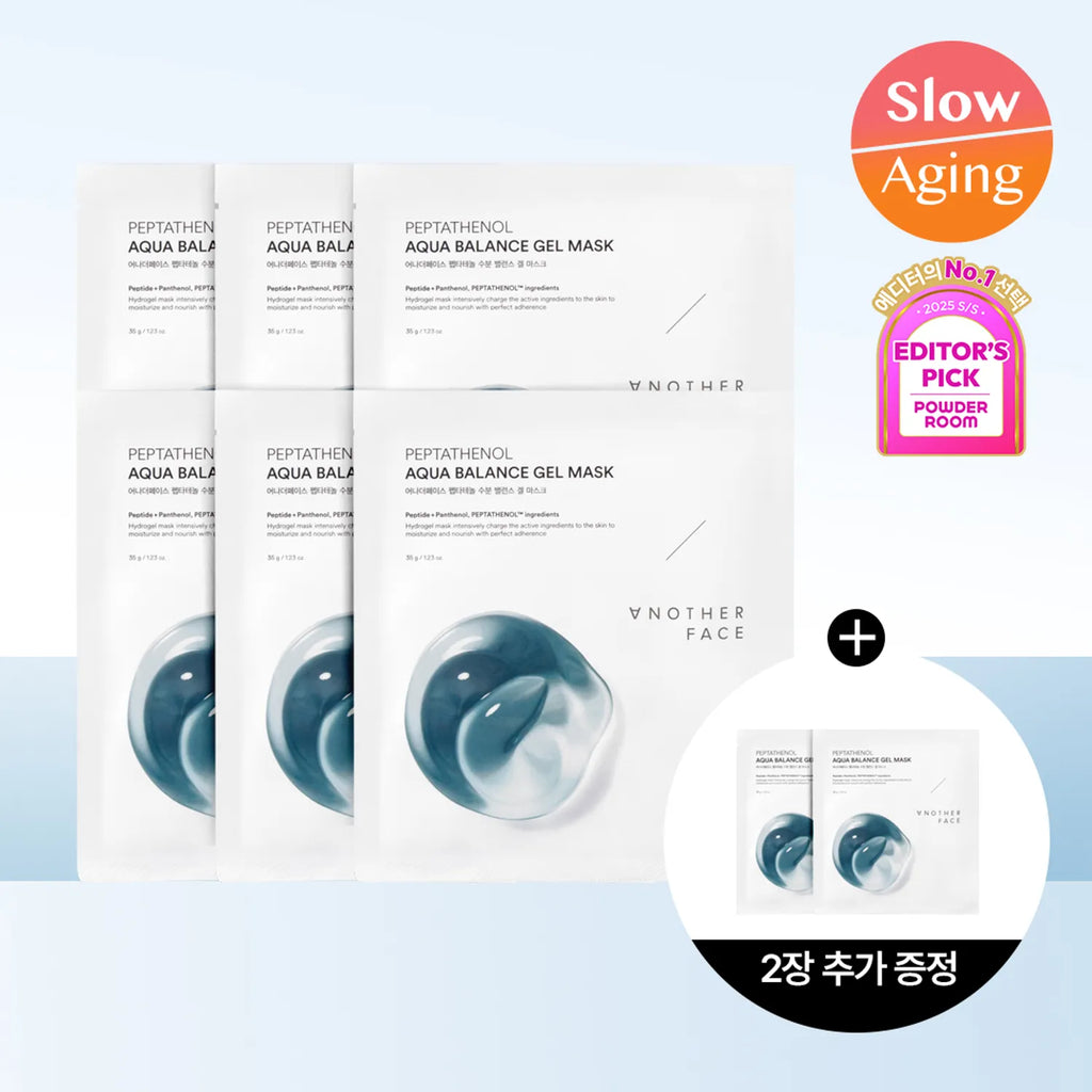 anotherface Peptathenol Aqua Gel Balance Gel Mask Sheet 6ea Set (+2ea)