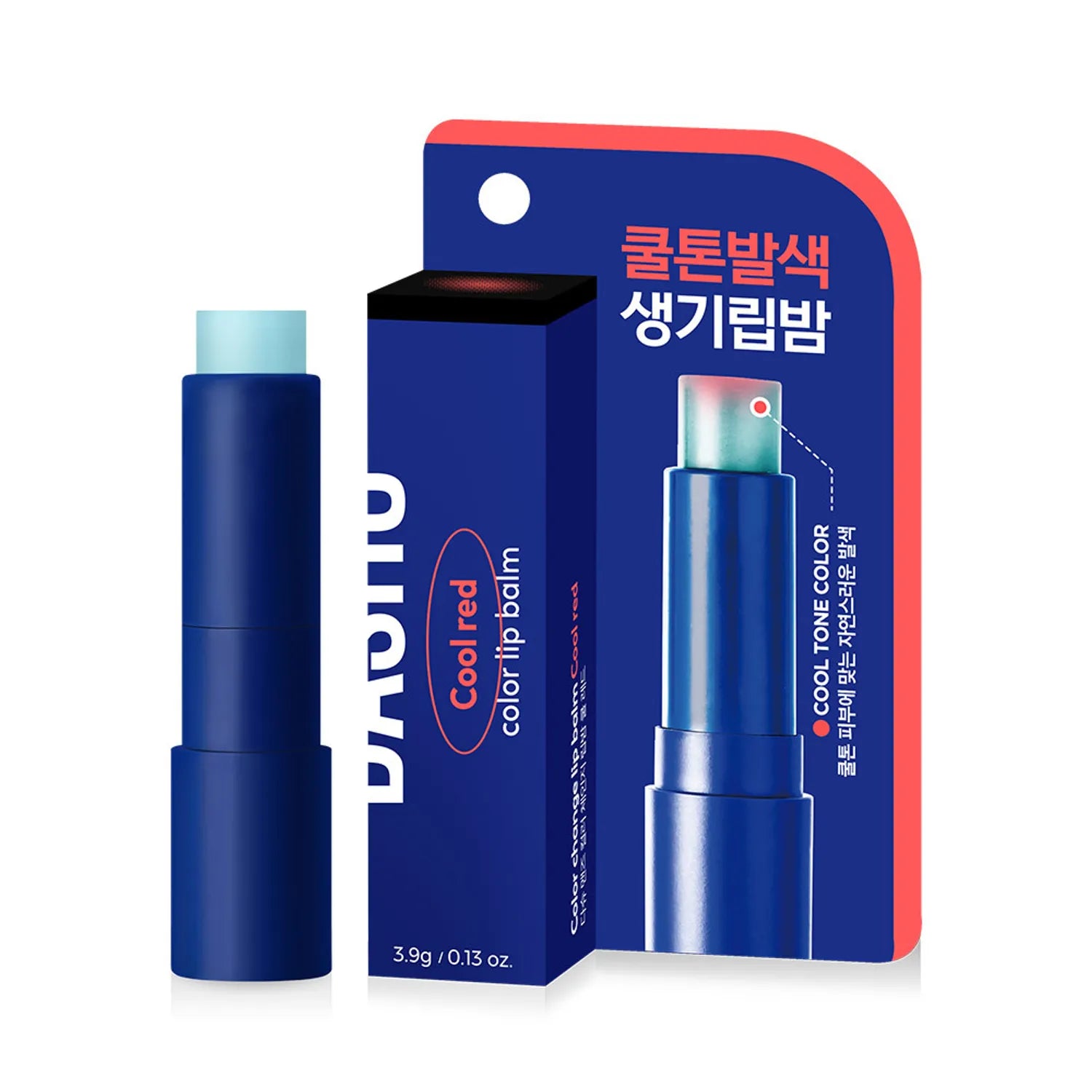 DASHU Men's Color Change Moisture Lip Balm #Cool Tone / #Warm Tone 3.9g
