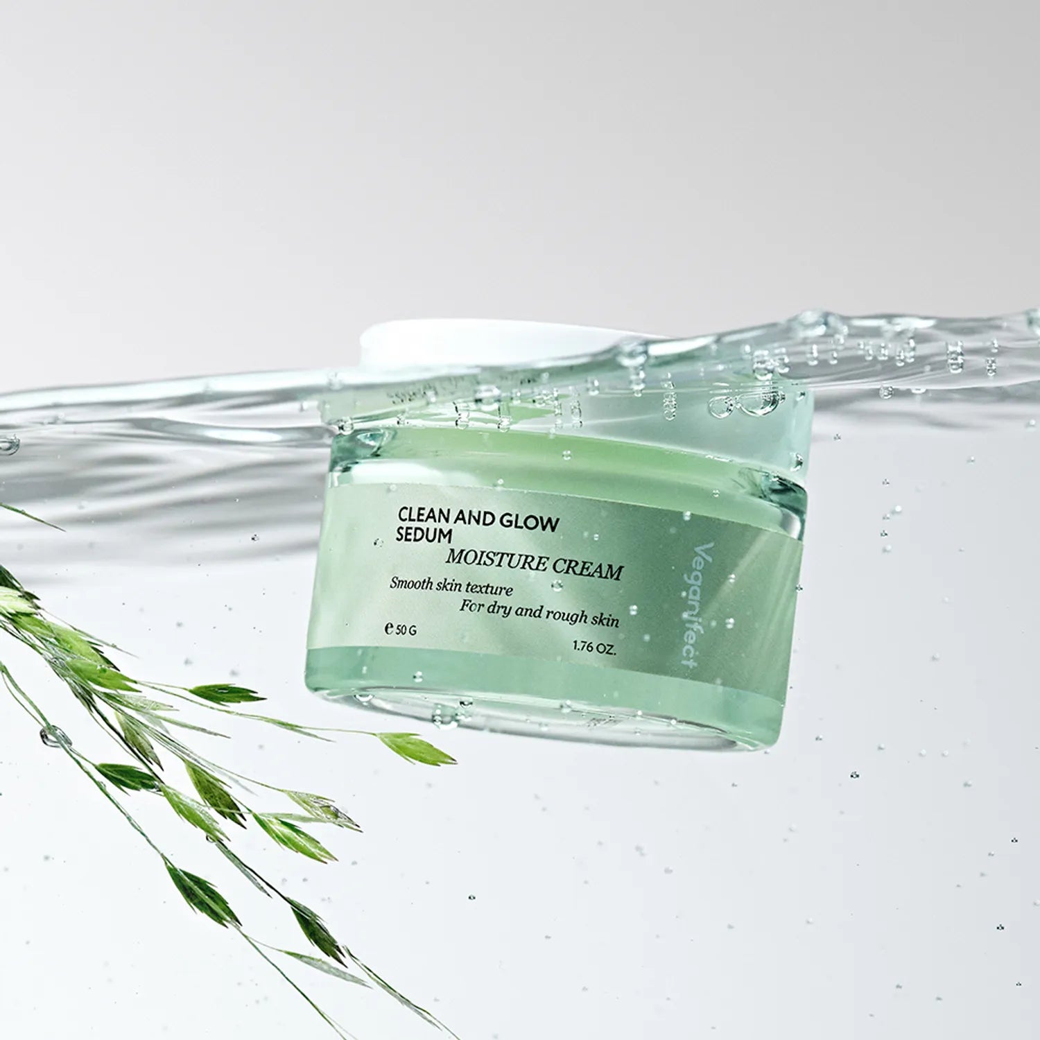 Veganifect Clean & Glow Green Sedum Moisture Cream 50g