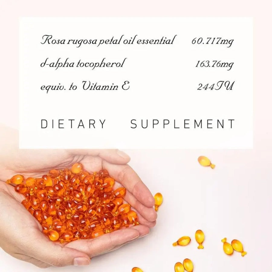 Unichi Rose Essence Fish Oil Capsules 90 Softgels