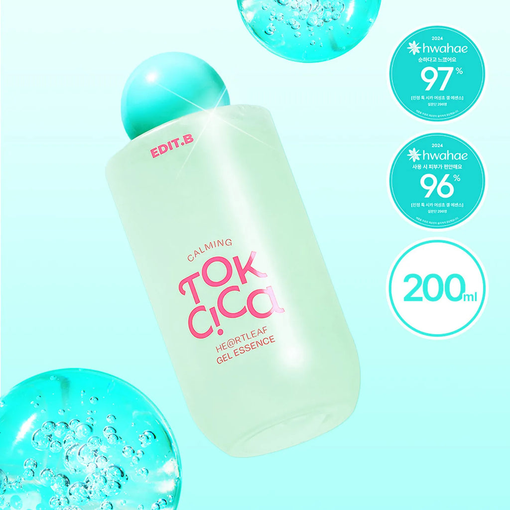EDIT.B Calming Tok Cica Heartleaf Gel Essence 200ml