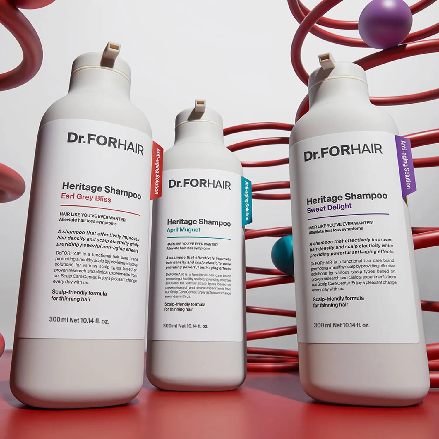 Dr.FORHAIR Heritage Shampoo Special Set 300mL (2 Options)