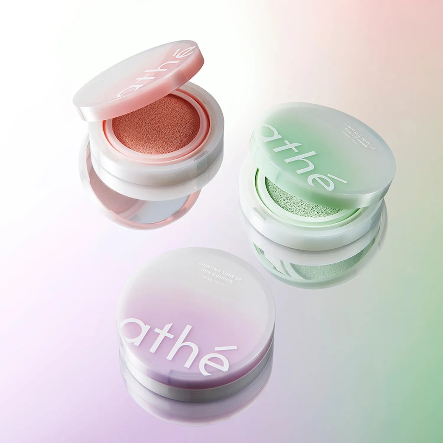 athe Vegan Relief Lighting Tone Up Sun Cushion SPF50+ PA++++ 12g Refill