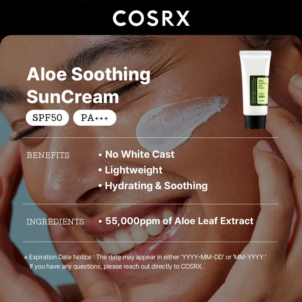 COSRX Aloe Soothing Sun Cream SPF50+