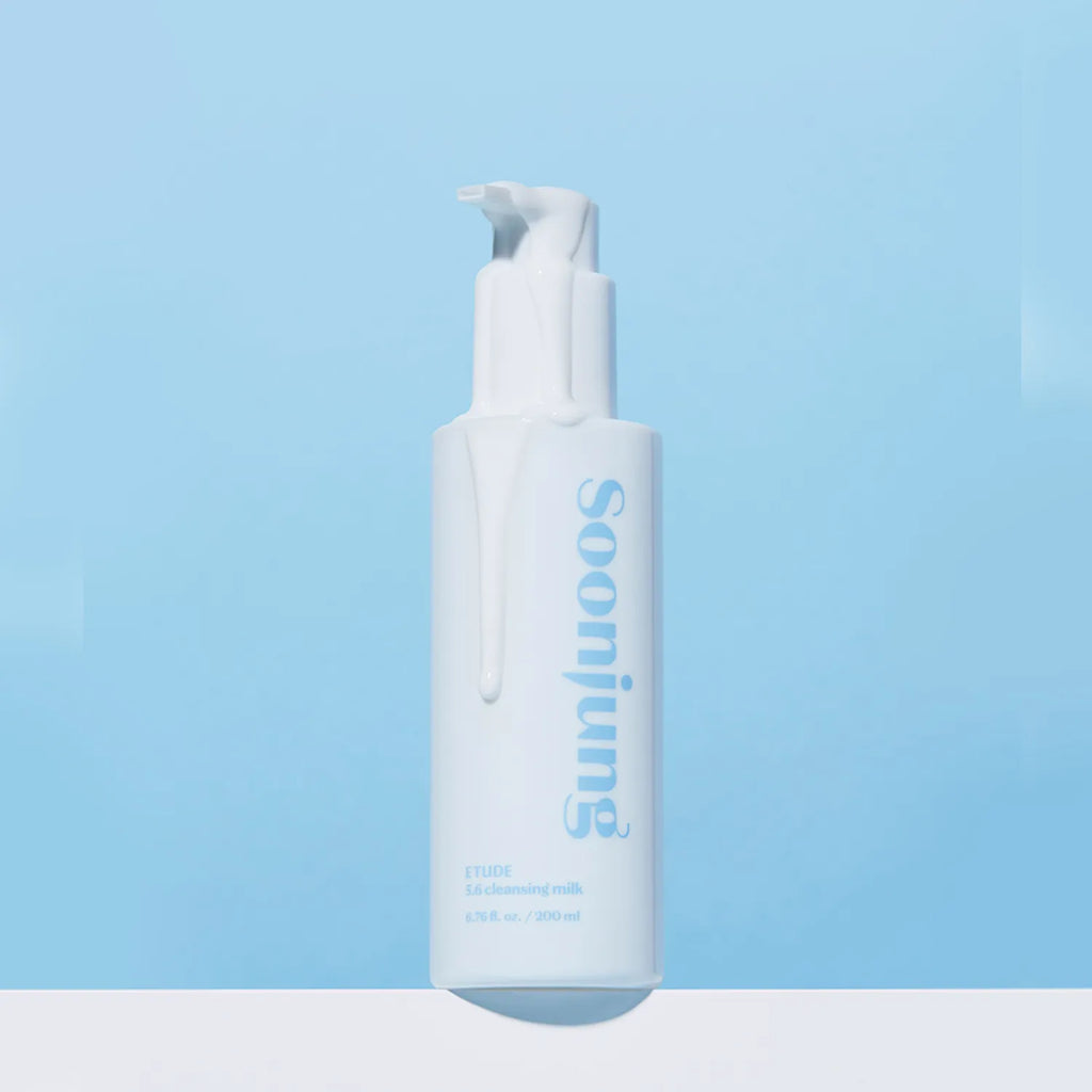 ETUDE Soonjung 5.6 Cleansing Milk 200ml Refill Set (+Refill 100ml)
